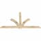 Ekena Millwork Redmond Rough Sawn Timber Gable Bracket, Douglas Fir, 72"W x 42"H x 2"D x 4"F, 14/12 Pitch GBW072X42X0204RED00RDF - alternate 2